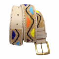 Ceinture perles multicolor noir